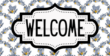 Farmhouse Welcome Sign, DCO-01239, Sign For Wreath, 6x12